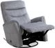 Parker House® Gemini Capri Silver Manual Swivel Recliner-2