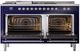 Ilve® Nostalgie II Series 60" Midnight Blue Pro Style Dual Fuel Range-1