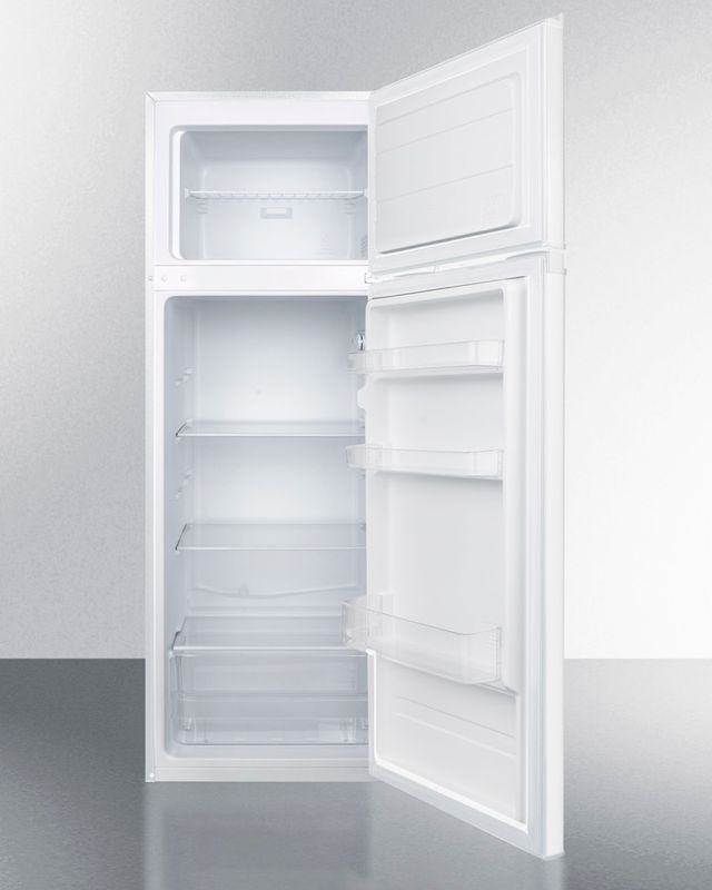 Summit® 7.1 Cu. Ft. White Top Freezer Refrigerator-2