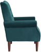 Mazin Furniture Kyrie Teal Upholstered Accent Chair-2