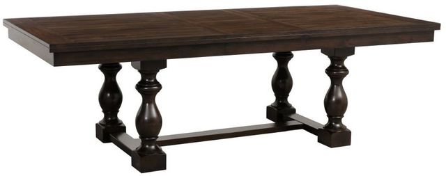Mazin Furniture Reid Dark Cherry Dining Table-2