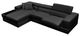 VIG Furniture Divani Casa Pella 2-Piece Black Left-Arm Facing Sofa Sectional and Chaise-2