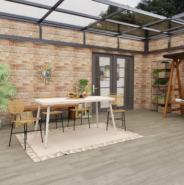 Deco Marche White Rectangular Metal Outdoor Dining Table-4