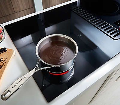 KitchenAid® 30" Stainless Steel Electric Downdraft Cooktop-3