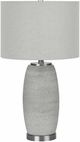 Monarch Specialties Inc. 25"H Grey Ceramic Table Lamp-0