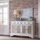 Liberty Furniture Magnolia Manor Antique White/Weathered Bark Hall Buffet-1