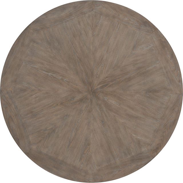 Powell® Franklin Gray Counter Table with Pewter Base-3