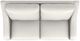 La-Z-Boy® Charlie Ivory Leather Apartment-Size Sofa-5