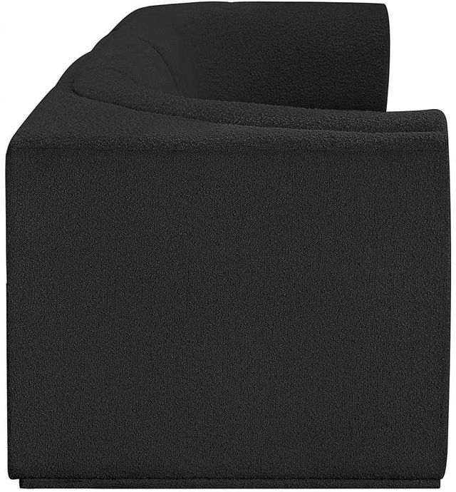 Meridian Furniture Ollie 4-Piece Black 128" Sofa-2