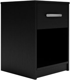 Signature Design by Ashley® Finch Black 1-Drawer Nightstand
