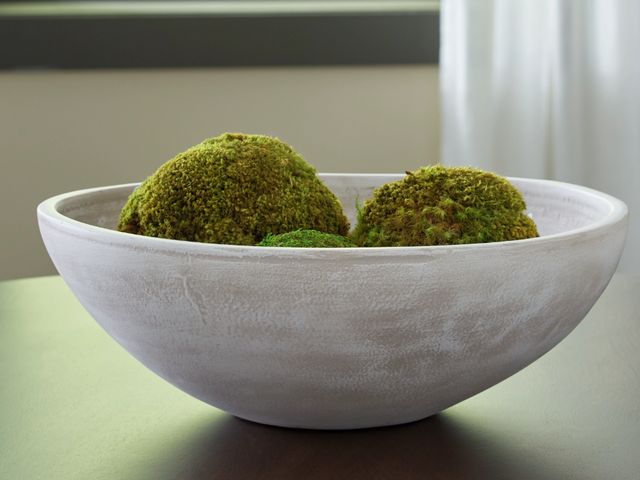 Signature Design by Ashley® Meadie Distressed White Bowl-3