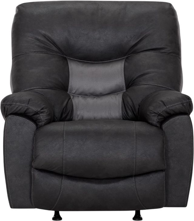 Franklin™ Trilogy Commodore Charcoal Airflow Manual Recliner-1