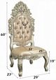 ACME Furniture Sorina 2-Piece Antique Gold Side Chair Set-2