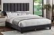 Titus Furniture Charcoal Queen Upholstered Panel Bed-1