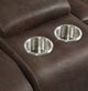 Elements International Atlantis 2-Piece Heritage Coffee Power Reclining Living Room Reclining Seating Set-5