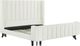 TOV Furniture Waverly Cream Velvet Bed in King-0