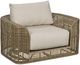 Vanguard® Furniture Customizable Bliss Fabric/Rattan Outdoor Swivel Chair-0