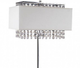 Furniture of America® Naya Chrome Table Lamp with Crystal Accent-1