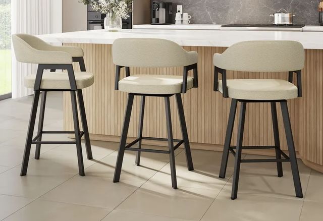 Amisco Customizable Carmen Swivel Bar Stool-1