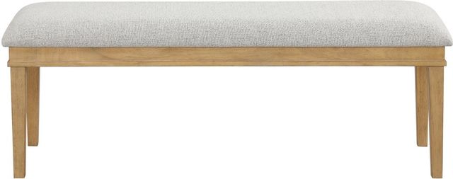 New Classic® Home Furnishings Essence Natural/White Dining Bench-2