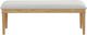 New Classic® Home Furnishings Essence Natural/White Dining Bench-2