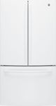GE® 36" 27 Cu. Ft. White French Door Refrigerator with Internal Water Dispenser-0