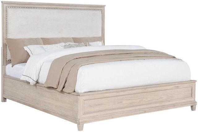 Coaster® Pembroke Cream/Washed Oak 66" California King Bed-0