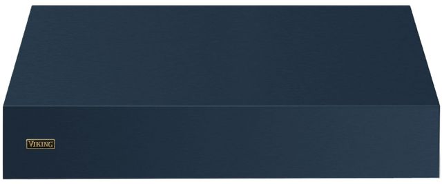 Viking® 5 Series 48" Slate Blue Wall Mounted Range Hood with Brushed Brass Trim-0