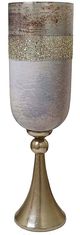 A & B Home Gold/Gray Vase-1