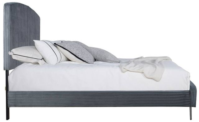 New Classic® Home Furnishings Kailani Gray Upholstered California King Panel Bed-3