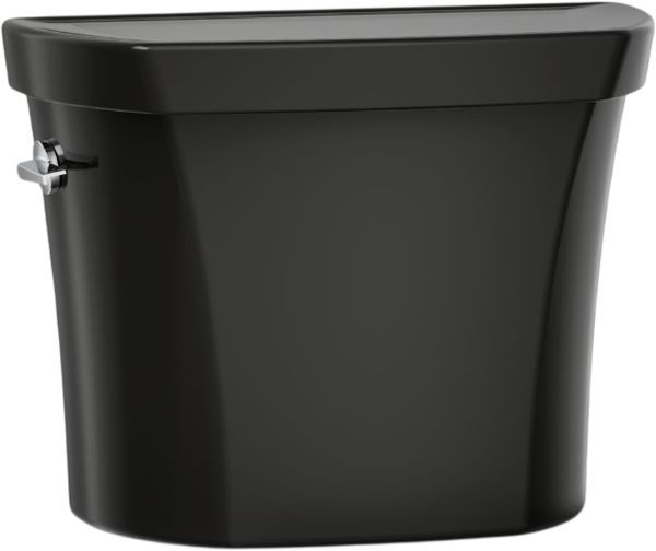 KOHLER® Wellworth® Black Toilet Tank, Dual-Flush-0