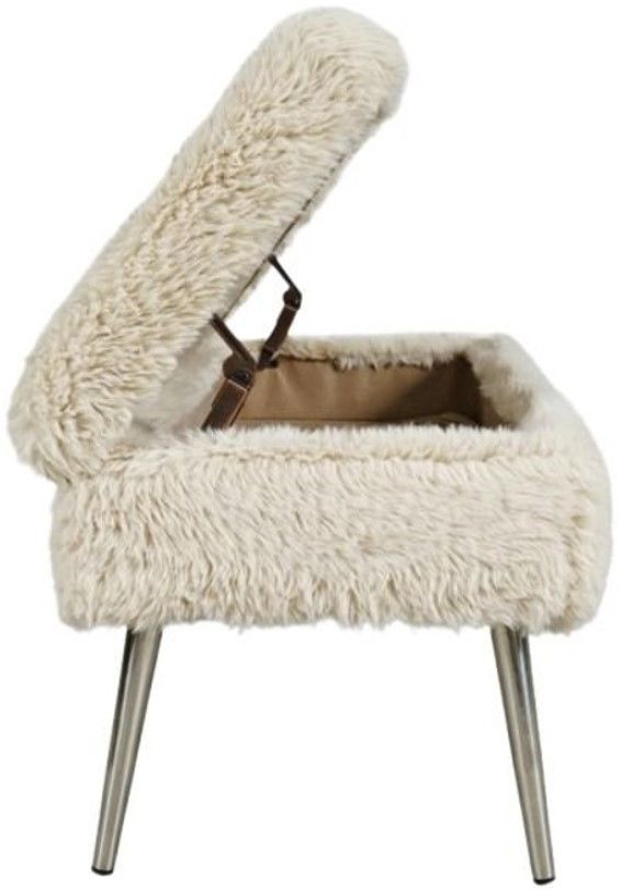 Jofran Inc. Huggy Sand Storage Bench-3