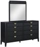Coaster® Brookmead Black 8-Drawer Dresser with Mirror-0