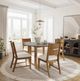 Jofran Inc. Sierrafina 5-Piece Sable Round Dining Table Set -1