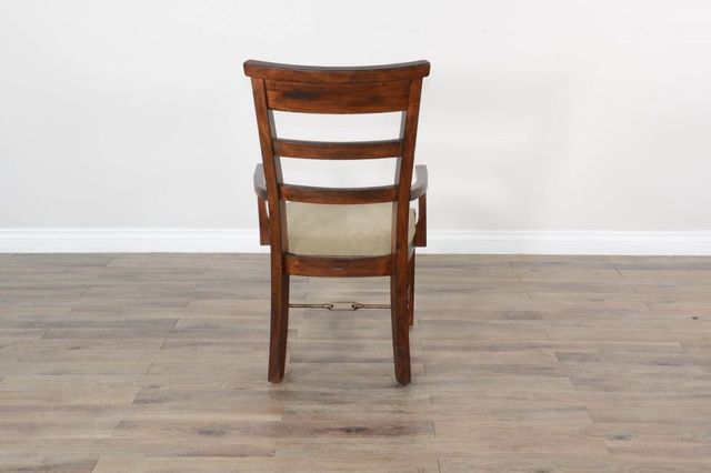 Sunny Designs™ Tuscany Vintage Mocha Ladderback Arm Chair-3