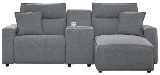 Signature Design by Ashley® Modmax II 3-Piece Pepper/Salt Right-Arm Facing Power Reclining Sectional and Chaise-0
