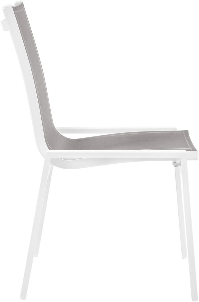 Meridian Furniture Nizuc 2-Piece Grey Outdoor Patio Mesh Dining Chairs-2
