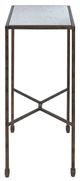 Currey & Company Rodan Antique Mirror Top Accent Table with Cupertino Base-1