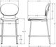 Amisco Customizable Cassandra Upholstered Counter Stool-2