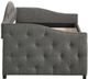 Coaster® Sadie Grey Upholstered Twin Daybed with Trundle-2