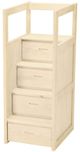 Crate Designs™ Furniture Unfinished Bunk Bed Staircase-0