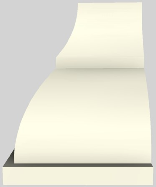 Vent-A-Hood® Designer Series 36" Biscuit Wall Mounted Range Hood-1