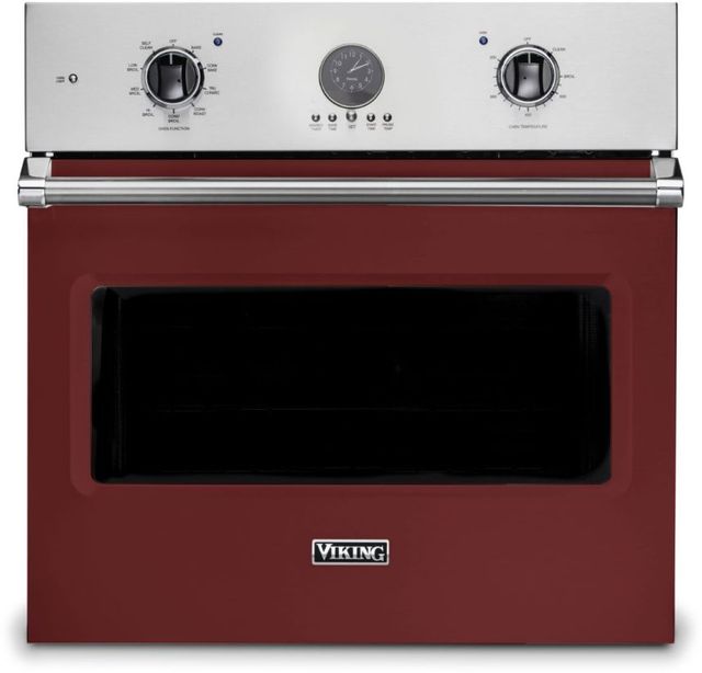 Viking® Professional 5 Series 30" Reduction Red Built In Single Electric Premiere Wall Oven-0