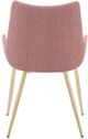Armen Living Avery Gold/Pink Dining Room Chair-3
