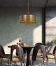 Cal® Lighting & Accessories Rochefort Distress Gold Chandelier-2
