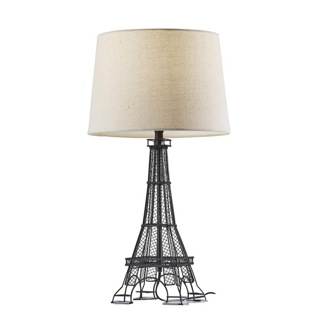 Adesso® Black Eiffel Tower Table Lamp-0