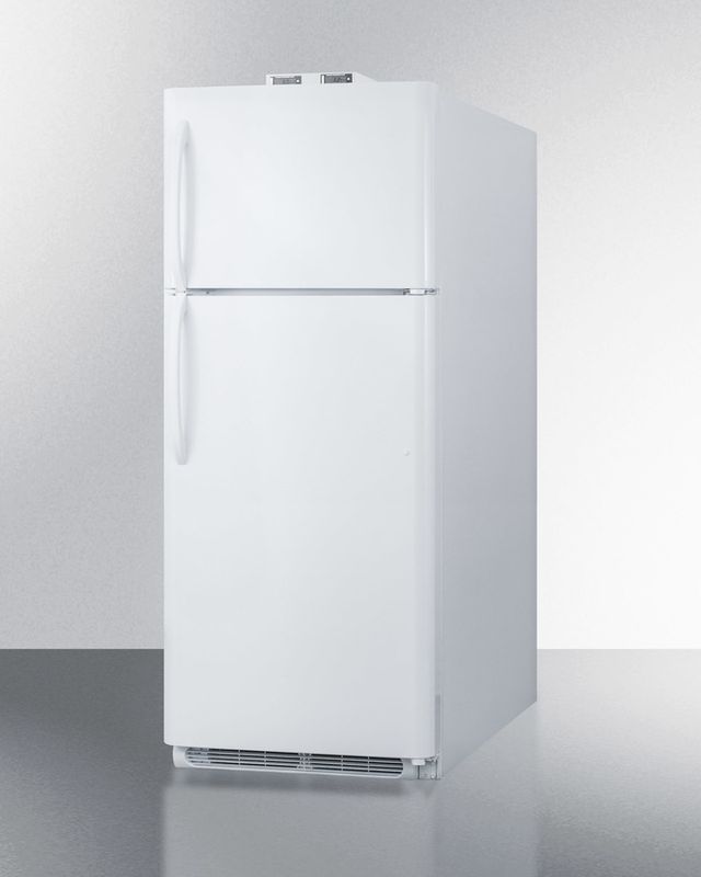 Summit® 18.0 Cu. Ft. White Top Freezer Refrigerator-1