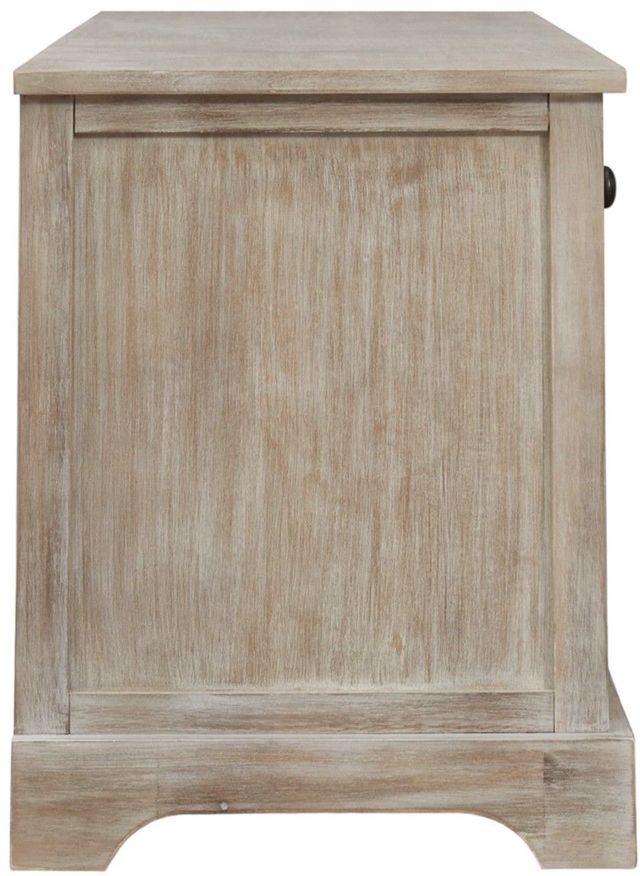 Signature Design by Ashley® Oslember Light Brown Storage Bench-3