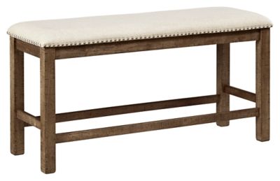 Signature Design by Ashley® Moriville 6 Piece Grayish Brown Counter Height Dining Set-3