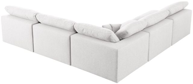 Meridian Furniture Serene 5-Piece Cream 118" Modular Sectional-1